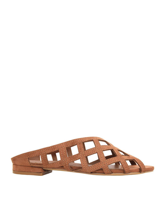 Women's Flat Sandals Brown