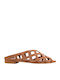 Women's Flat Sandals Brown