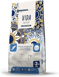 Vida Super Dry Cat Food for Adult Cats with Fish / Salmon / Corn / Chicken / Rice / Pumpkin / Apple 10kg Vida Super Dry Cat Food for Adult Cats with Fish / Salmon / Corn / Chicken / Rice / Pumpkin / Apple 10kg