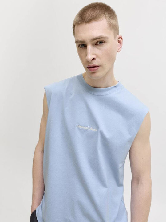 Jack & Jones Crew Neck Men's Blouse Cashmere Blue