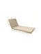 Politishome Waterproof Sunbed Cushion with Backrest Ecru 60x188 cm