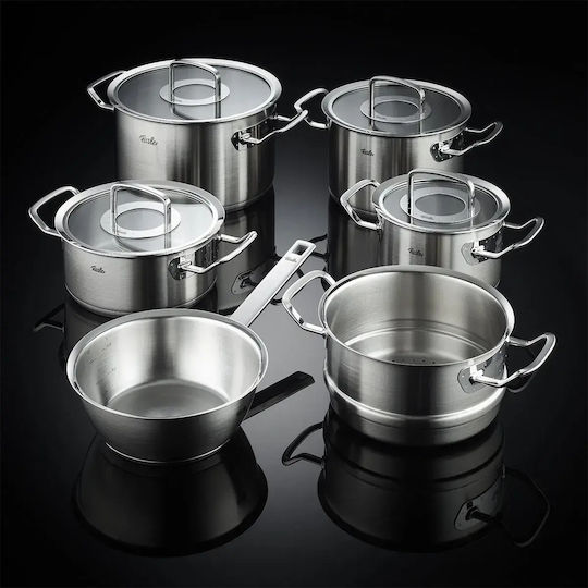 Fissler Profi Σετ Μαγειρικά Σκεύη από Ανοξείδωτο Ατσάλι 5τμχ