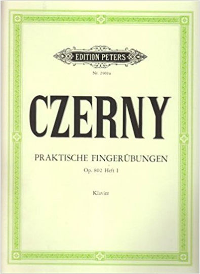 Edition Peters Czerny Practical Finger Exercises Op.802 I