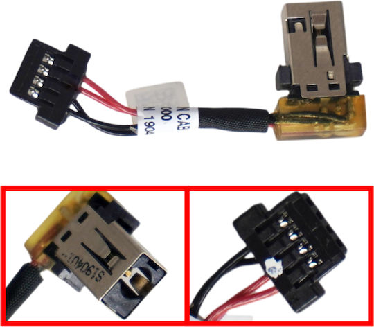 DC Power Jack Socket Laptop Acer Switch 5 Sw512-52 Sw512-52-55dy Aspire Alpha 12 Sa5-271 Sa5-271p 1417-00d7000 50.lb9n5.004 3.5cm 4pins Code 31095