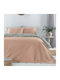 Palamaiki Ella Single Microfiber Coverlet Set Rose 160x240cm 2 Pieces