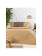 Palamaiki Sam Σετ Κουβερλί Μονό Microfiber Latte 160x240cm 2τμχ
