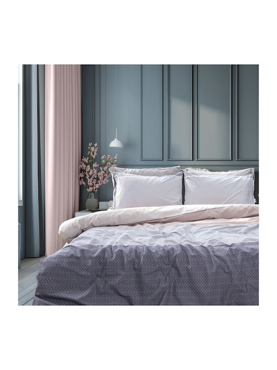 Lino Home Cotton Duvet Cover Set 230x250cm King...