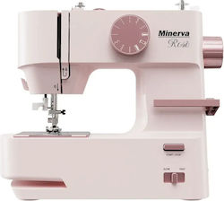 Minerva Домашна Шевна Машина Розова Minerva Домашна Шевна Машина Розова