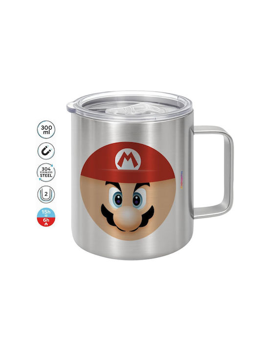Koupakoupa Super Mario Flat Cană Metalică Cu Ca...