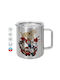 Koupakoupa Halloween Inside Out Tasse Mit Deckel Metallisch Braun 300ml
