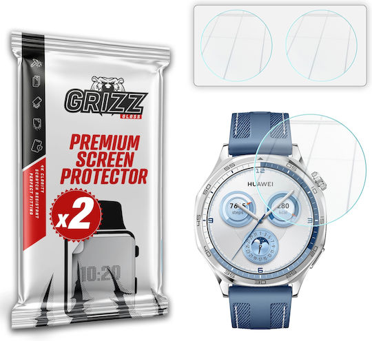 GrizzGlass Закалено Стъкло За Huawei Watch GT 5 41 мм 2 Брой