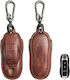 Leather Car Key Case Porsche 3 Buttons