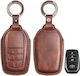 Leather Car Key Case Toyota 3 Buttons