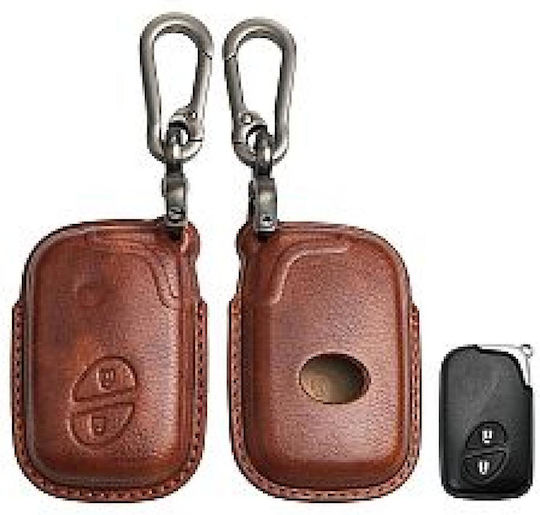 Leather Car Key Case Lexus 2 Buttons