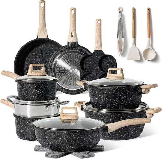 Just Perfecto Aluminium Kochgeschirr-Set 21 Teile