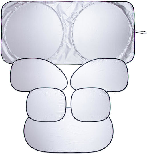 4cars Interior Windshield Car Sun Shades 142x67cm 6 Pieces