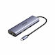 Ugreen CM512 USB-C Dockingstation mit DisplayPort 4K PowerDelivery Ethernet Grau