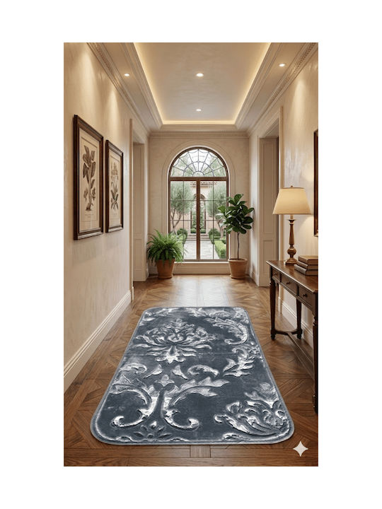Chios Hellas Lyon Χαλί Διάδρομος Γκρι Του Παγου 67x180cm