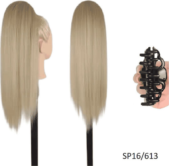 Ponytail Synthetic Hair Kanekalon High Quality Clamper Straight Dark Blonde # Sp6/613 50cm