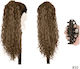 Ponytail Synthetic Hair Kanekalon High Quality Clamper Water Wave Light Chestnut #10 50cm