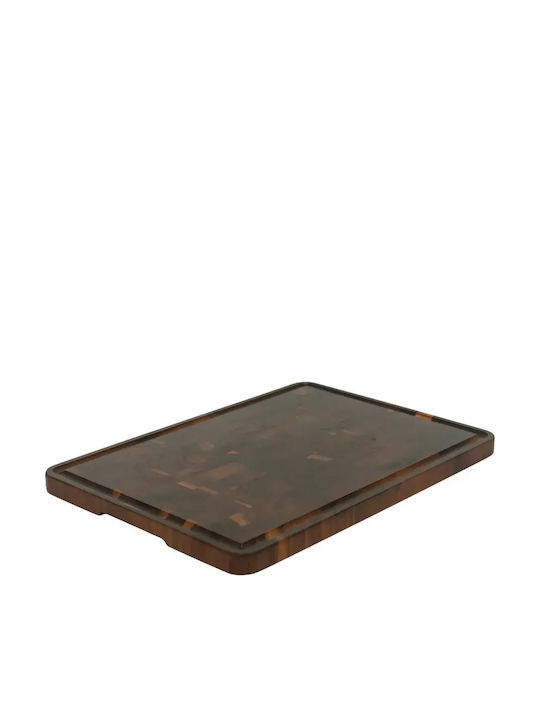 End Grain Hölzernes Servierplatte 40x28cm pl504...