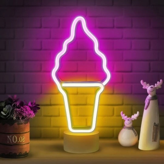 Neon Decorative Table Lamp Ice Cream Neon Decorative Table Lamp Ice Cream
