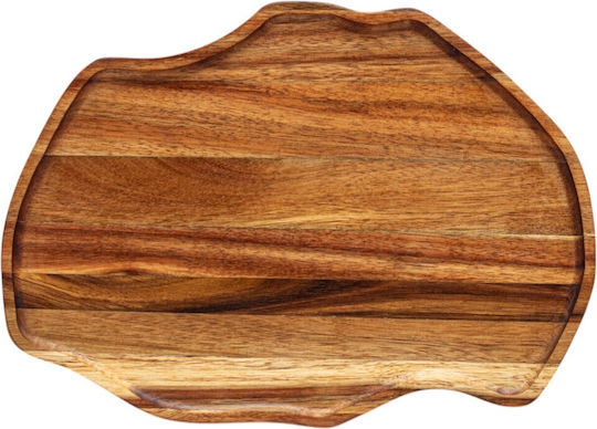 Hölzernes Servierplatte 38x26cm pl894