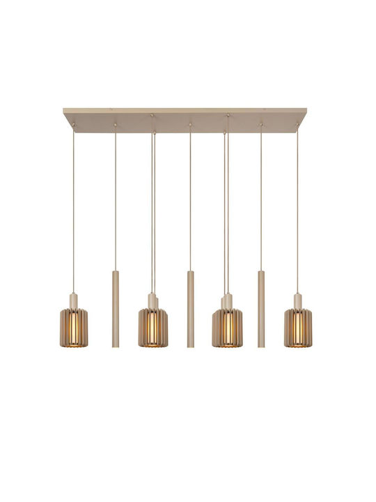 Lucide Lightning Lambres Brown Ceiling Light fo...