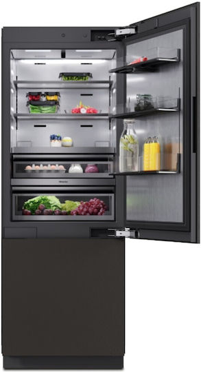 Miele Frigider-Congelator Încorporabil 476L NoFrost Înălțime 212.3xLățime 75.6xAdâncime 60.8cm Gri MasterCool