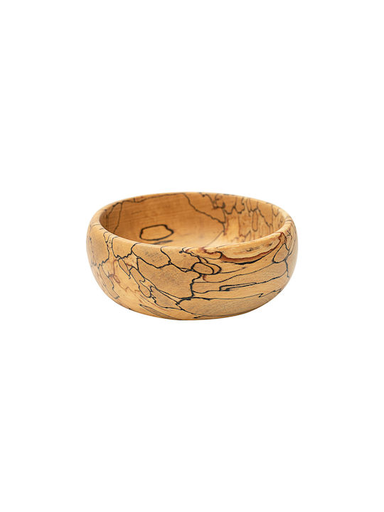 Round Wooden Serving Bowl for Dip with Diameter 16cm bl603
