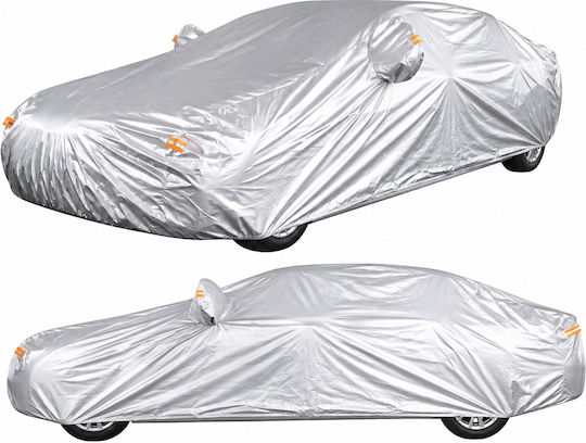Κάλυμμα Αυτοκινήτου Xxl 580x175x120cm Universal Αδιάβροχο Ανθεκτικό Προστασία Βροχή Ήλιο Σκόνη