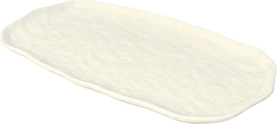 Espiel Celine Servierplatte Aus Melamin Oval Weiß 53x32cm
