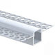 Jager Profil De Aluminiu Pentru Placă De Gips-Carton 2m Argintiu Bandă LED Acoperire Opal Led5106