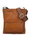 Leather Men's Shoulder / Crossbody Tabac Brown Bag