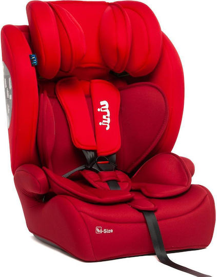 Juju Safe Ride Καθισματάκι Αυτοκινήτου Booster i-Size Κόκκινο