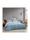 Lino Home Releaf Σετ Μαξιλαροθήκες Πετρόλ 52x75εκ.
