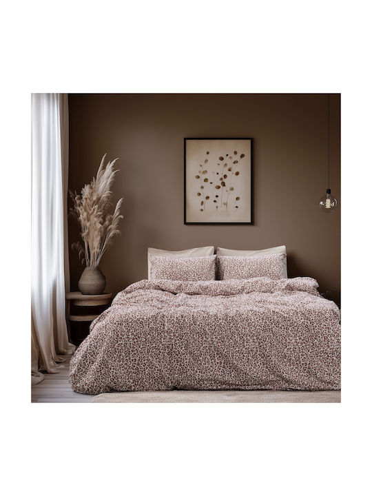 Lino Home Naptik Set Pillowcases Powder 52x75cm