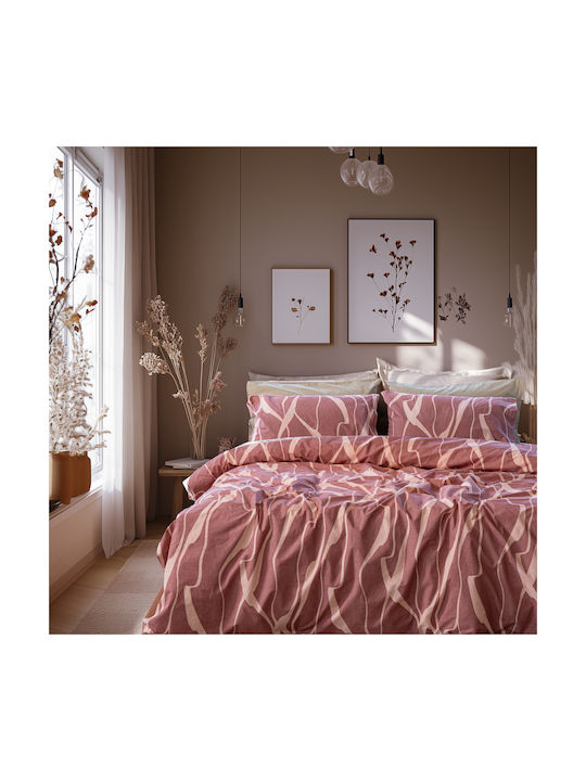 Lino Home Cosyhaven Set Pillowcases Powder 52x75cm