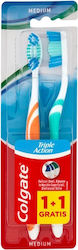 Colgate Triple Action Manual Toothbrush Medium ...