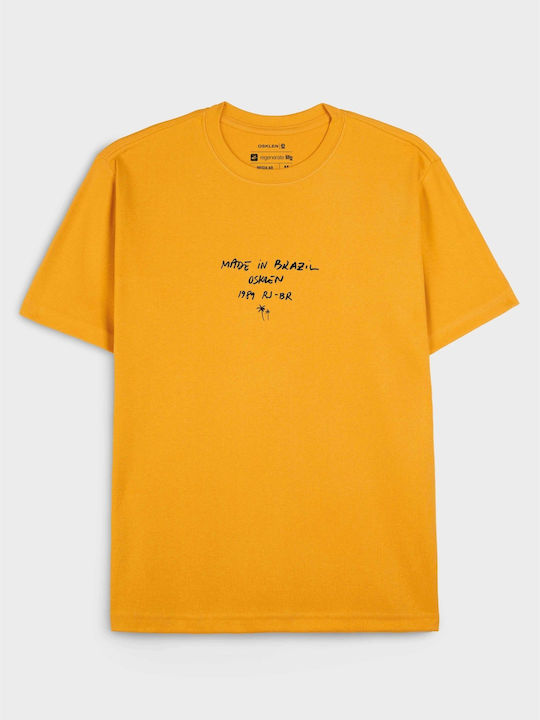 osklen Herrenblusen Kurzarm Orange