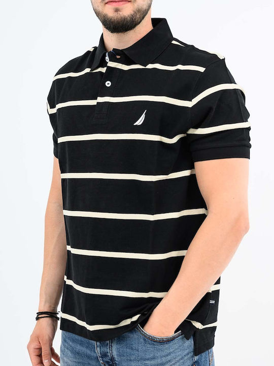 Nautica Polo Short Sleeve Blouse Black