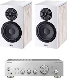 Pioneer A-40AE και Ηχεία HECO Aurora 300 Ivory White Ολοκληρωμένος Ενισχυτής Hi-Fi Stereo 60W/4Ω 30W/8Ω A40AESMGP+D1348012 Ασημί Pioneer A-40AE και Ηχεία HECO Aurora 300 Ivory White Ολοκληρωμένος Ενισχυτής Hi-Fi Stereo 60W/4Ω 30W/8Ω A40AESMGP+D1348012 Ασημί
