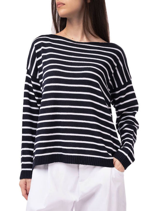 MY T Γυναικεία Μπλούζα Ριγέ Navy Blue