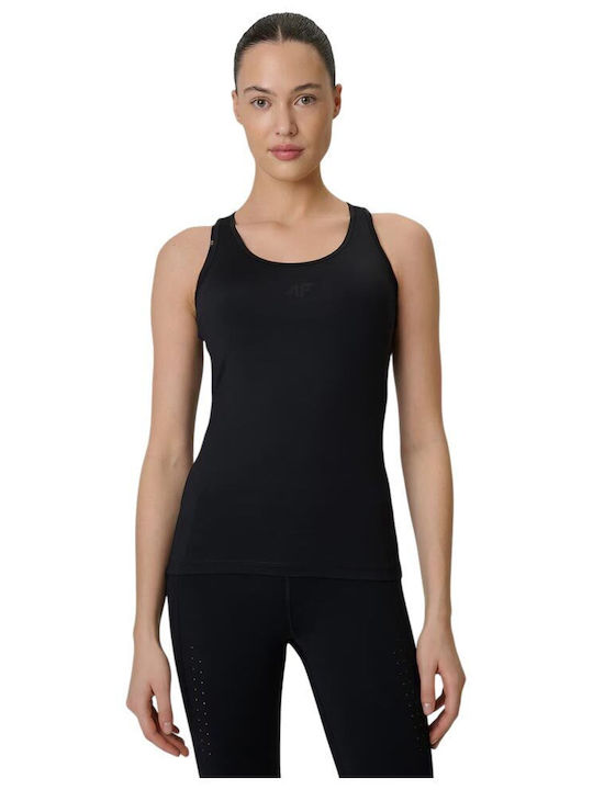 4F Women's Sleeveless Blouse Black