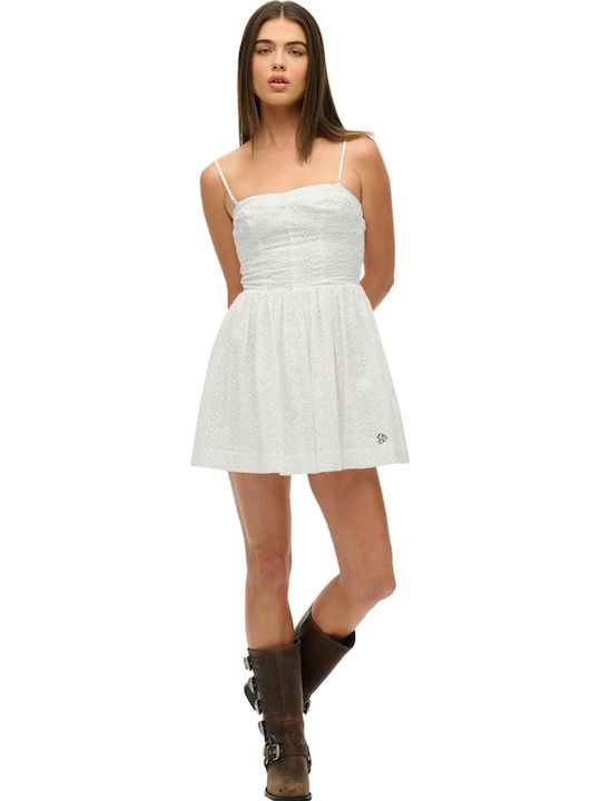 Superdry Superdry Summer Mini Slip Dress White