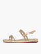 Women's Gold Flat Sandals