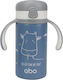 abo Kids Water Bottle Thermos Stainless Steel with Straw Hello Cow Are You 280ml
