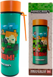Puckator Water Bottle Thermos Minecraft 450ml Puckator Water Bottle Thermos Minecraft 450ml