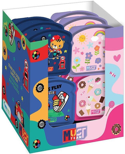 Must Team Kunststoff Kinderlebensmittelbehälter Abendessen-Set 0.4 Liter