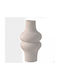 Zaros Zaros Dekorative Keramikvase Weiß 18x18xH34.5cm